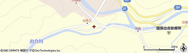 兵庫県養父市出合529周辺の地図