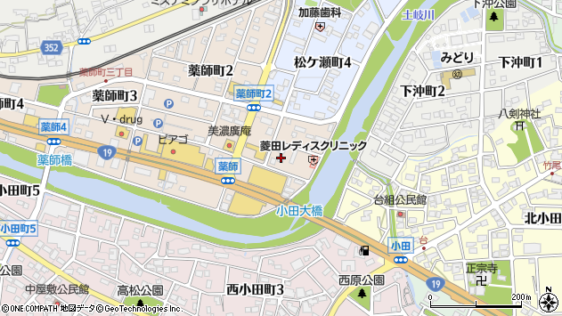 〒509-6135 岐阜県瑞浪市薬師町の地図