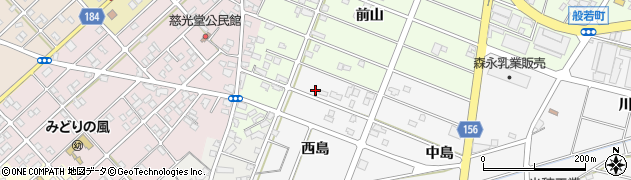 愛知県江南市和田町西島23周辺の地図