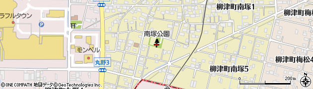 南塚公園周辺の地図