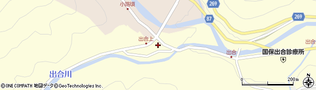 兵庫県養父市出合527周辺の地図