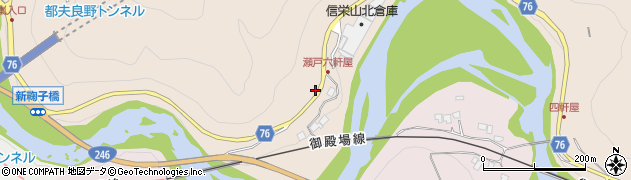 神奈川県足柄上郡山北町都夫良野225周辺の地図