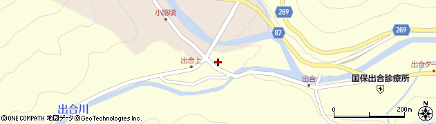 兵庫県養父市出合512周辺の地図