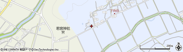 京都府綾部市向田町（滝）周辺の地図