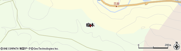 京都府福知山市瘤木周辺の地図