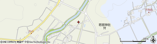 京都府綾部市志賀郷町梅ケ嶋周辺の地図