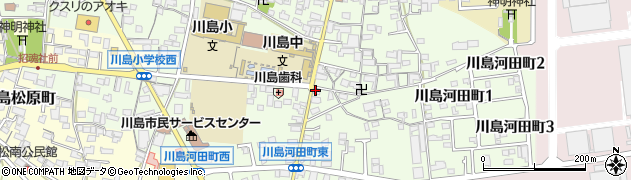 川島中学校前周辺の地図