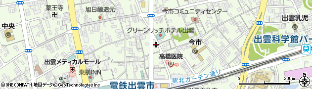 島根県出雲市今市町1477周辺の地図