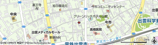 島根県出雲市今市町1429周辺の地図
