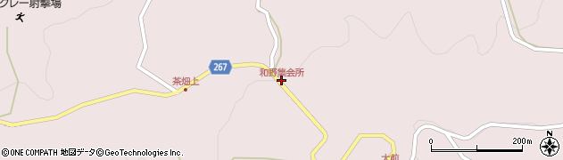 和野集会所周辺の地図