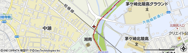 神奈川県寒川町（高座郡）大曲周辺の地図