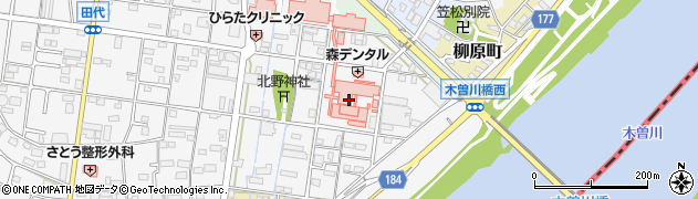 十六銀行松波総合病院 ＡＴＭ周辺の地図