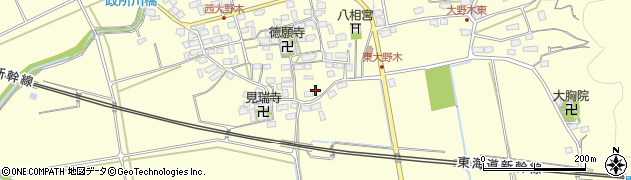 滋賀県米原市大野木1296周辺の地図