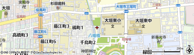 岐阜県大垣市三塚町1244周辺の地図