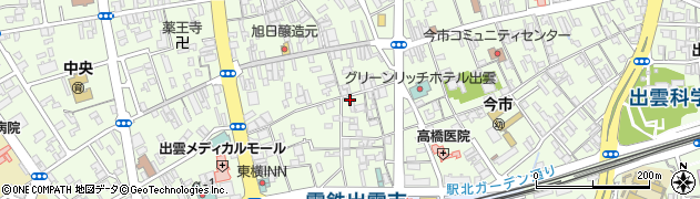 島根県出雲市今市町1435周辺の地図