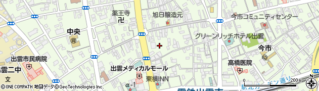 島根県出雲市今市町1315周辺の地図
