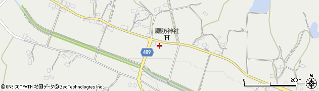 京都府綾部市西坂町（迫ノ下）周辺の地図