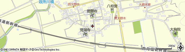 滋賀県米原市大野木1302周辺の地図