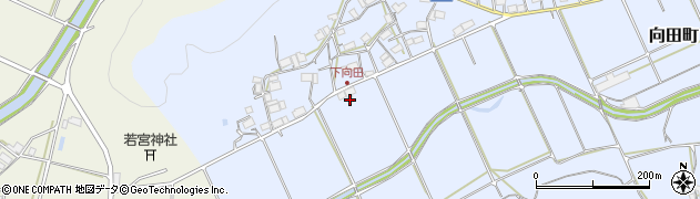 京都府綾部市向田町（堂ノ前）周辺の地図