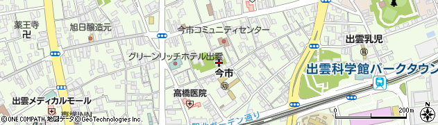 島根県出雲市今市町1550周辺の地図