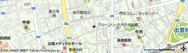 島根県出雲市今市町1368周辺の地図