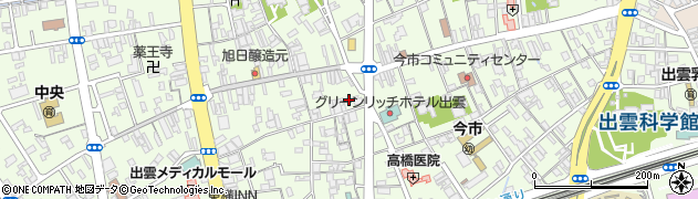 島根県出雲市今市町1408周辺の地図