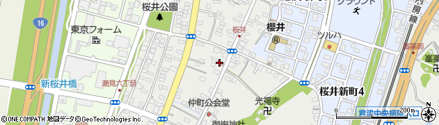 木更津桜井郵便局周辺の地図