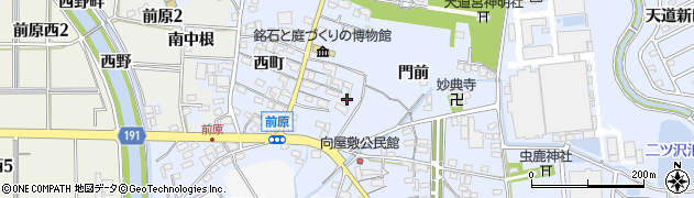 愛知県犬山市前原東町31周辺の地図