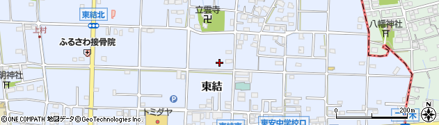 岐阜県安八郡安八町東結周辺の地図