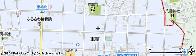 岐阜県安八町（安八郡）東結周辺の地図