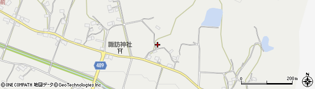 京都府綾部市西坂町（松尾）周辺の地図