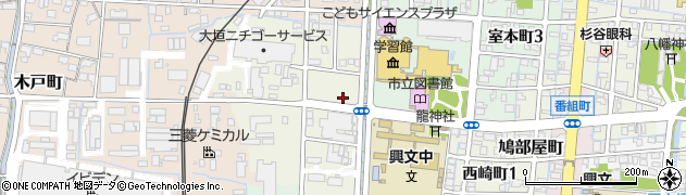 日本合成化学西崎社宅周辺の地図