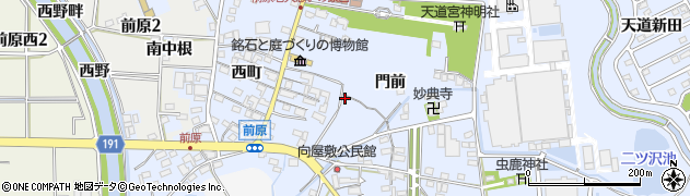 愛知県犬山市前原門前49周辺の地図
