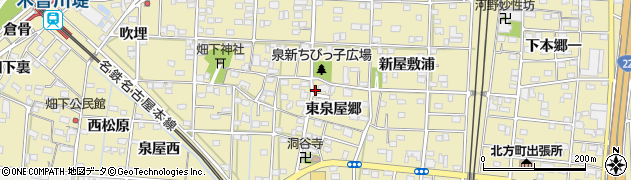 愛知県一宮市北方町北方東泉屋郷48周辺の地図