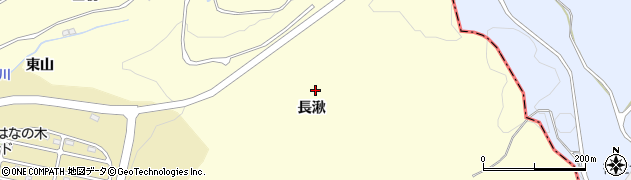 岐阜県多治見市高田町（長湫）周辺の地図