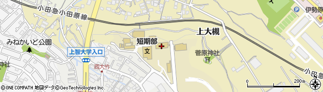 上智大学短期大学部　警備室周辺の地図