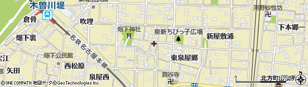 愛知県一宮市北方町北方東泉屋郷1周辺の地図