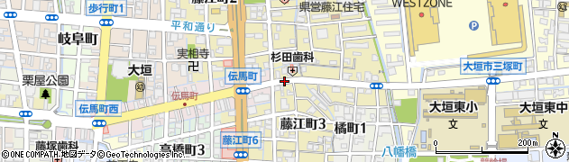 藤江町三丁目周辺の地図