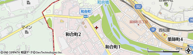 和合郵便局 ＡＴＭ周辺の地図