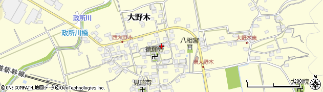滋賀県米原市大野木1320周辺の地図