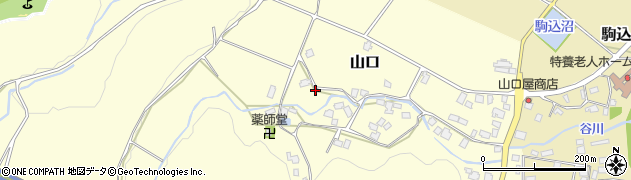 千葉県市原市山口周辺の地図