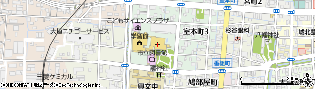 大垣市スイトピアセンター周辺の地図