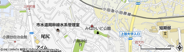 神奈川県秦野市尾尻393周辺の地図
