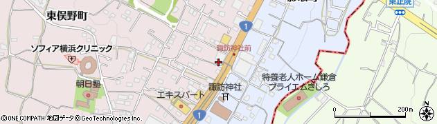 神奈川県横浜市戸塚区東俣野町992周辺の地図