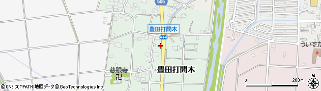 神奈川県平塚市豊田打間木602周辺の地図