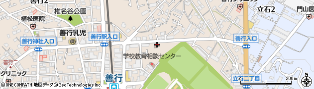藤沢市消防局北消防署善行出張所周辺の地図