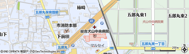 愛知県犬山市五郎丸柿崎17周辺の地図