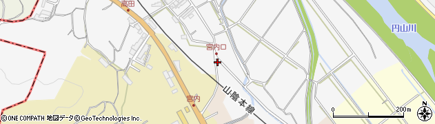 兵庫県朝来市和田山町高田389周辺の地図