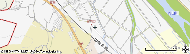 兵庫県朝来市和田山町高田370周辺の地図