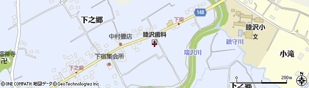 睦沢歯科医院周辺の地図